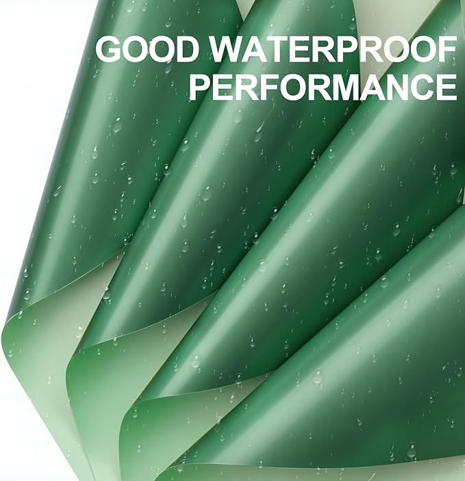 WRAPAHOLIC 20 Sheets Flower Wrapping Paper - 22.4 x 22.4 inch Grey Green Color Water-Resistant Floral Bouquet Wrapping Paper, Florist Supplies Packaging for Christmas Wedding Birthday Gift DIY