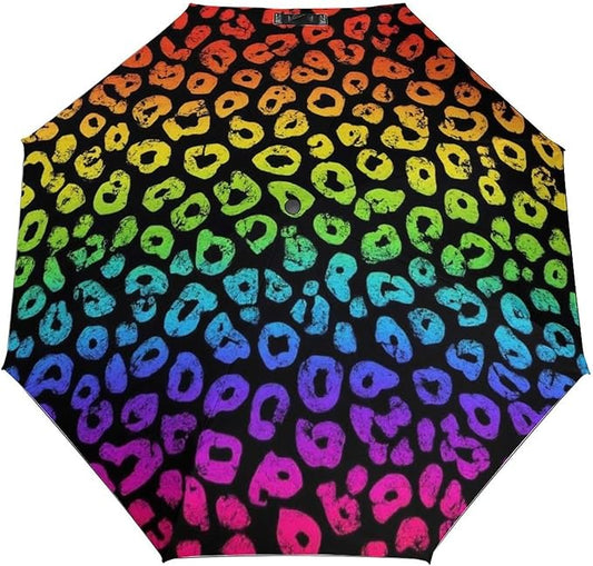 3 Fold Car Umbrella Folding Portable Automatic Umbrella Sunny Rain Sunscreen