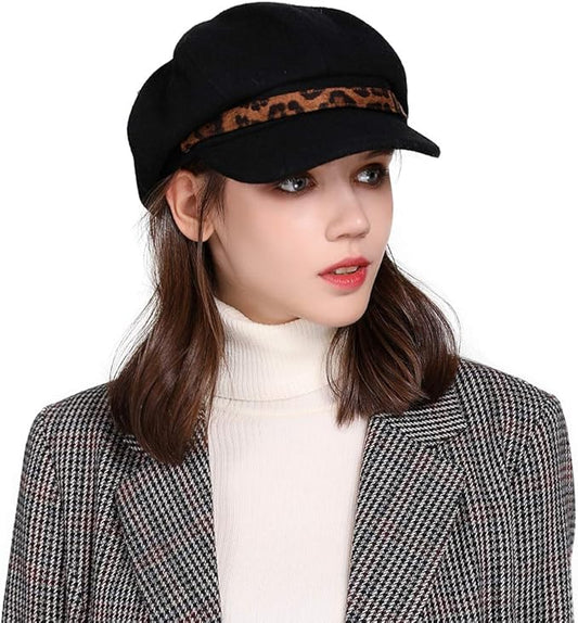 Comhats Wool Fashion Newsboy Hats for Women Winter Warm Pageboy Cabbie Cap Beret