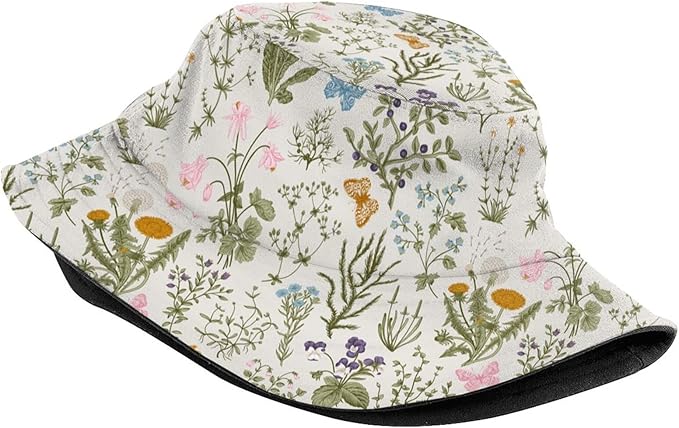 Bucket Hat Sun Beach Packable Fisherman Cap for Women Men Summer Outdoor Hiking
