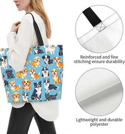 Shoulder Bag Large Reusable Eco-friendly Shopping Bags Portable Storage Handbag