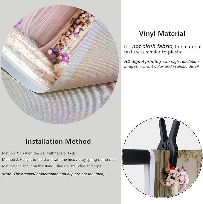 YongFoto Wedding Backdrop 20x10ft Flower Arch Door European Style Photography Background Mr Mrs Marriage Engagement Bridal Shower Wedding Ceremony Reception Party Decor Banner Portrait Photoshoot
