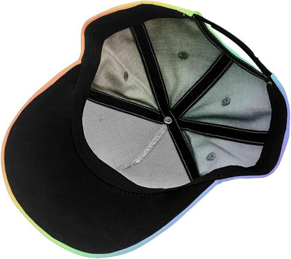 Pastel Cornflowers Floral Baseball Cap Dad Hats All-Over Print Fashion Accessory 100% Polyester Adjusts to Fit Most