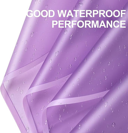 WRAPAHOLIC 20 Sheets Flower Wrapping Paper - 22.4 x 22.4 inch Dark Purple Border Water-Resistant Floral Bouquet Wrapping Paper, Florist Supplies Packaging Paper for Wedding Birthday Gift DIY