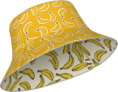 Bucket Hat Double-Side-Wear Reversible Sun Hat Beach Travel Hiking for Women Men