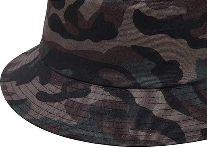 Quanhaigou Bucket Hat for Men Women,Packable Reversible Printed Sun Hats,Fisherman Outdoor Summer Travel Hiking Beach Caps