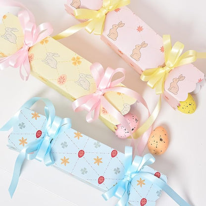 Ribest Pastel Ribbon, 3/8 inch Thin Double Faced Satin Ribbons Assortment for Gift Wrapping Easter Crafts Hair Bow Wedding Birthday Party Spring Decoration Scrapbook, 5 Rolls × 10 Yard Total 50 Yards