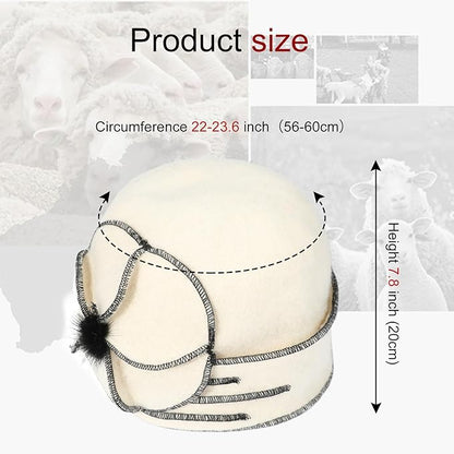 Sumolux Beanie Hats for Women Wool Skull Cap Beret Floral Cuffed French Vintage Dress Cloche Classic Winter 1920s