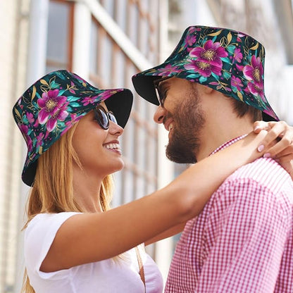 Bucket Hats Fashion Sun Cap Packable Outdoor Fisherman Hat for Women and Men Travel
