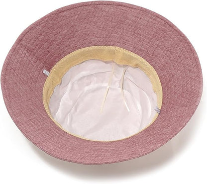 Glamorstar Cloche Hats for Women Vintage Bowler Hat Floral Fedora Bucket Hats