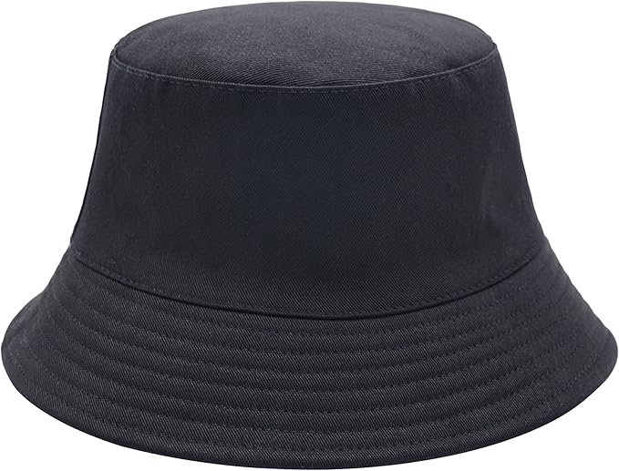 Flower Reversible Bucket Hat Cotton Summer Travel Beach Sun Hats Emboridery for Women Men
