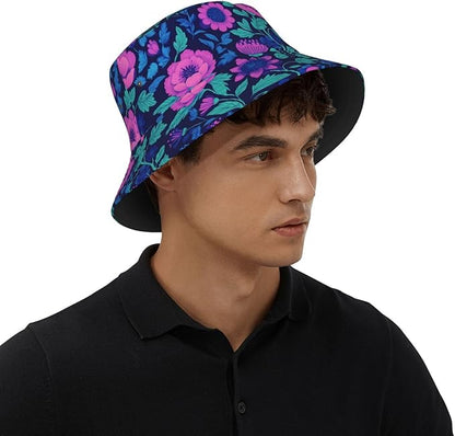 Bucket Hats Fashion Sun Cap Packable Outdoor Fisherman Hat for Women and Men Travel