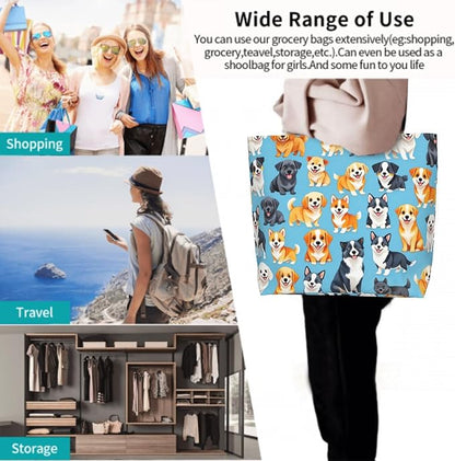Shoulder Bag Large Reusable Eco-friendly Shopping Bags Portable Storage Handbag