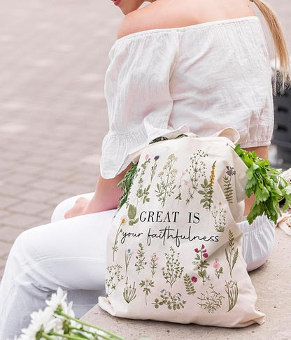 Christian Tote Bag, Christian tote Bag for Women, Bible tote bag, Bible Tote Bags for Women, Foral Tote Bag