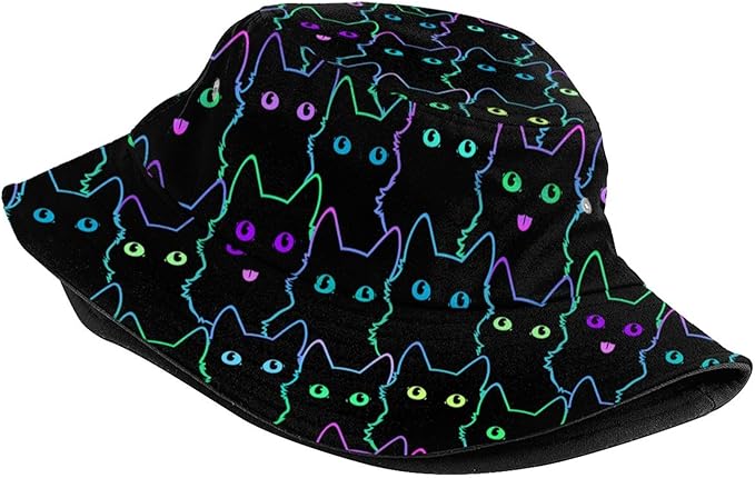 Bucket Hat for Women Men Funny Halloween Hats Packable Outdoor Fisherman Hats Caps Unisex