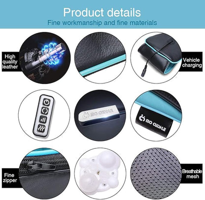 Mo Cuishle Shiatsu Back Shoulder and Neck Massager with Heat, Electric Deep Tissue 4D Kneading Massage, Best Gifts for Women Men Mom Dad, Fathers Day, Mothers Day, Christmas Gifts