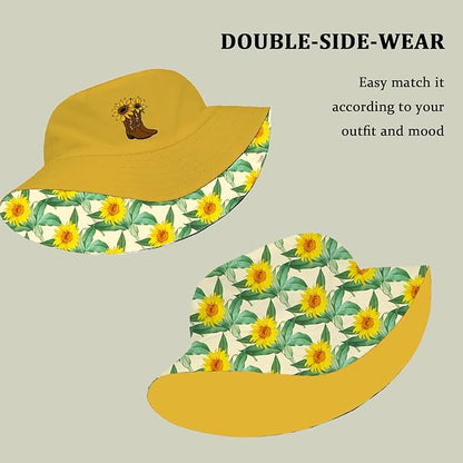 Bucket Hat Unisex for Men Women Funny Fashion Fishing Hat Cute Fisherman Cap