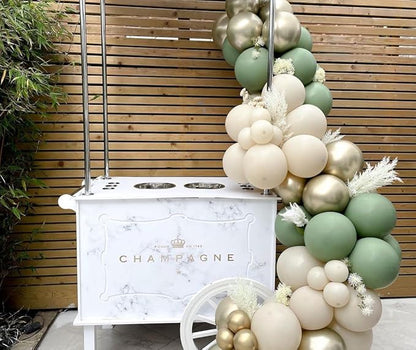 Sage Green Gold Confetti Balloons - 50 pcs Olive Green Blush Gold Metallic Latex Balloon for Eucalyptus Birthday Brida Shower Wedding Bridal Shower Party Decorations…
