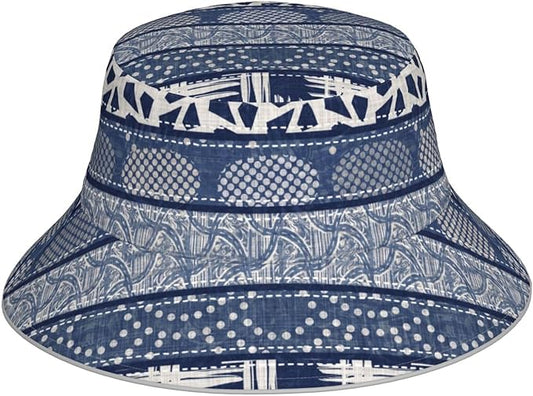 Bucket Hat Beach Summer Sun Hat Reversible Fisherman Hats Double Sided Wearing for Women Men Boys Girls