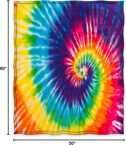 Jekeno Rainbow Gifts Blanket for Women Men, Tie Dye Colorful Throw Blankets Pride Gifts for Girls Boys Teens, Decor for Home Bed Couch