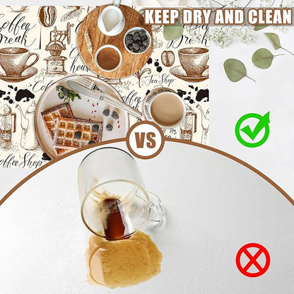 Dish Drying Mat - Absorbent Countertop Mat with Rubber Backing, Hide Stain, Dish Drainer Rack, 11.8 x 19.7 Inch