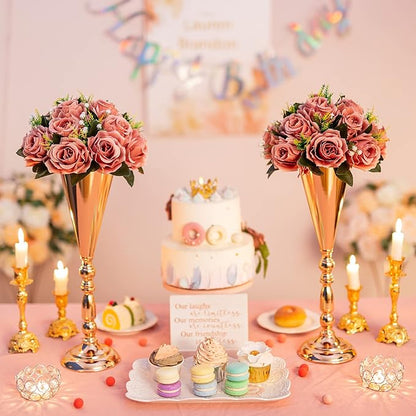 Flower Centerpieces for Wedding Tables: Wedding Table Decorations Dusty Rose Flower Balls Centerpieces for Engagement Cerebration Party Center Pieces 10 Packs