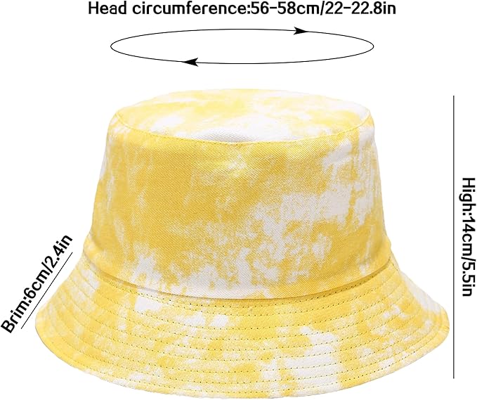 Flower Reversible Bucket Hat Cotton Summer Travel Beach Sun Hats Emboridery for Women Men
