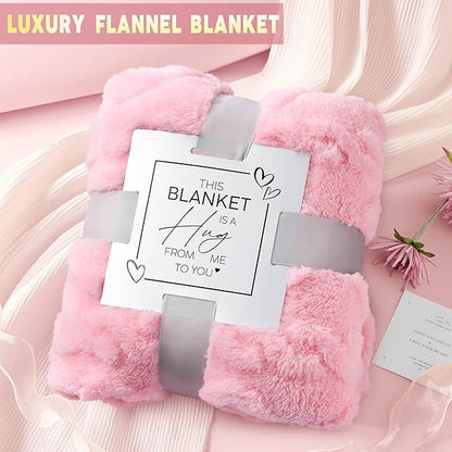 for Women, Self Care Get Well Soon Gifts, Luxury Rose Spa Bath Gift Basket - Unique Birthday Valentines Day for Mom Grandma Daughter Her Wife Girlfriend