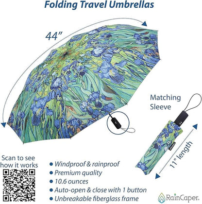 RainCaper Folding Travel Umbrellas