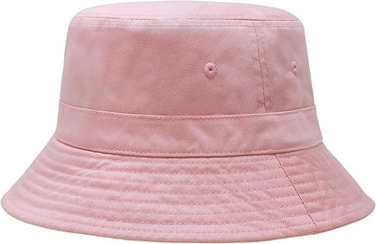 Hot Summer Bucket Hat - Trendy Cotton Sun Hat for Beach, Golf, Fishing - Fun Outdoor Vacation Boonie for Men and Women