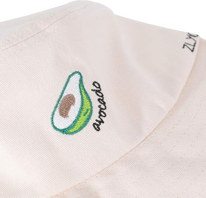 ZLYC Unisex Fashion Embroidered Bucket Hat Summer Fisherman Cap for Men Women