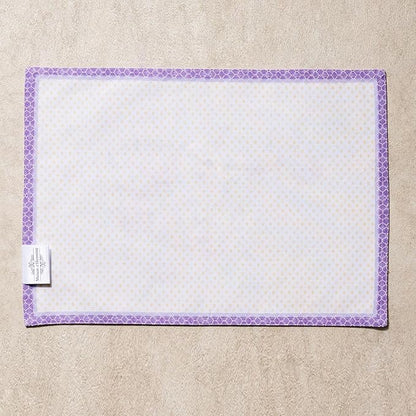 Maison d' Hermine Placemat 100% Combed Cotton Premium Cloth Placemats 13"x19" Decorative Washable Place Mats for Home, Kitchen, Dining, Cocktail Parties & Camping - Summer Joy (Set of 4)