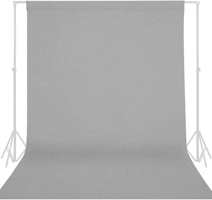 GFCC Grey Backdrop - 5FTX7FT Grey Photo Backdrop for Photoshoot Background for Photography Screen Video Recording Picture Background