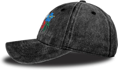 Sunshine Flower Trucker Hat Sun Baseball Cap for Women Snapback Adjustable Hats Gift