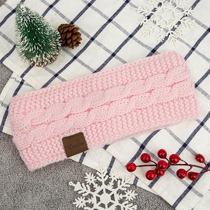 Loritta Womens Ear Warmers Headbands Winter Warm Fuzzy Cable Knit Head Wrap Fleece Lined Gifts