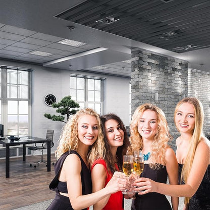 Modern Office Background for Video Conference Business Office Backdrop Interior Brick Wall Windows Virtual Offices Scene Photography Background Live Video Zoom Calls Backdrop Props 12x8ft
