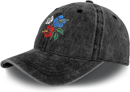 Sunshine Flower Trucker Hat Sun Baseball Cap for Women Snapback Adjustable Hats Gift