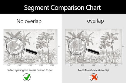 Gray Jungle Landscape Wallpaper Mural Tropical Banana Leaf Wall Mural (Not Peel and Stick)