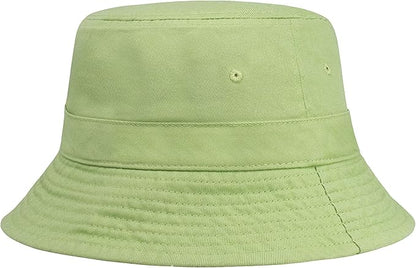 Hot Summer Bucket Hat - Trendy Cotton Sun Hat for Beach, Golf, Fishing - Fun Outdoor Vacation Boonie for Men and Women