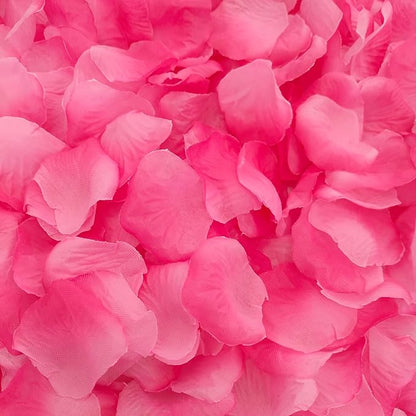 1500 PCS Separated Artificial Gradient Pink Rose Petals for Romantic Night for her set,Faux Gradient Pink Flower Petals for Flower Girl Weddings Valentine Day Party Romantic Decoration(Ready-to-use)