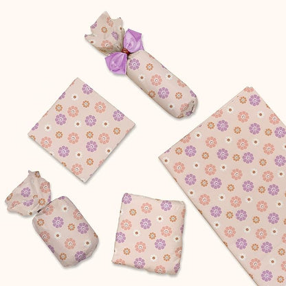 Pro Supply Global Groovy Flowers Printed Tissue Paper for Gift Bags or Boxes and Wrapping - Spring Floral Bulk Decorative Art Tissue Paper for Packaging and Gifting | 24 Sheets 20" x 30"