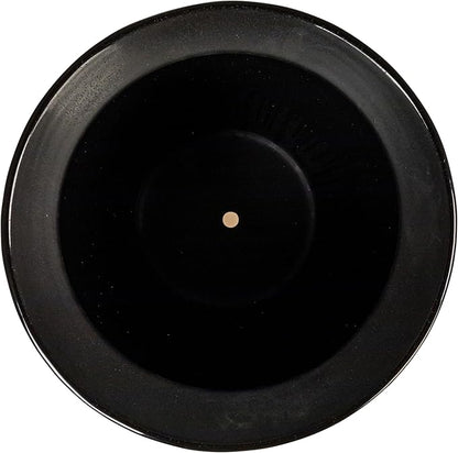 Creative Co-Op Embossed Textured Stoneware Planter, Matte Black