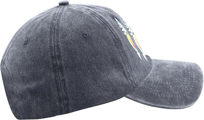 Easily Distracted by Dogs and Plants Hats, Adjustable Plant and Dog Decor Embroidered Baseball Cap for Men Women