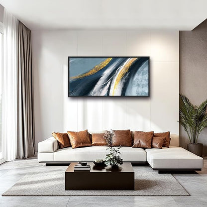 Abstract Large Wall Art Framed Wall Decor for Living Room Abstract Pictures Oversized Canvas Print Painting Modern Extra Large Artwork for Bedroom Office Home Decor 60"x30"