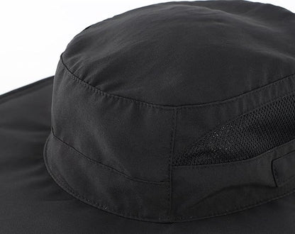 Connectyle Women's UPF 50+ Sun Hat UV Protection Wide Brim Bucket Hat Summer Beach Hats Fishing Hiking Outdoor Safari Hats