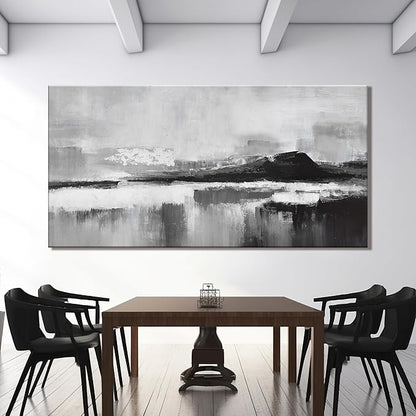 Abstract Wall Art Decor Large Home Decor Wall Art Prints Black and White Wall Decor Modern paintings Decorations for Living Room Bedroom Kitchen Office 30"×60"