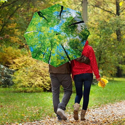 Small Compact Travel Automatic Folding Umbrella for Women, Portable Lightweight, Rain, Wind, UV Sun Shade