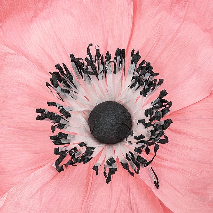 16“ Paper Flowers Decorations for Wall - Flower Wall Decorations - Large Flowers Decorations for Room Bridal Shower Baby Shower(3, Red+Pink+White)