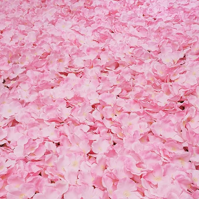 Flower Wall Panels, 20Pcs Artificial Flower Wall 3D Flower Wall Backdrop, 20-Piece Set of Pink Rose Floral Backdrop for Wedding Home Decoration (Light Pink, 23.6 * 15.8in)