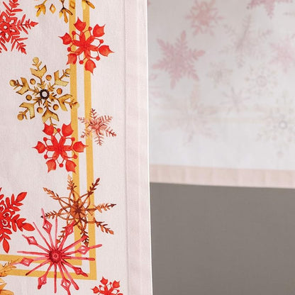 Maison d' Hermine Table Runner 100% Cotton Single Layer Table Runners 72 inches Long for Thanksgiving Christmas Decorations Home Kitchen Dining Party Wedding (Crystal Star, 14.5" x 72")